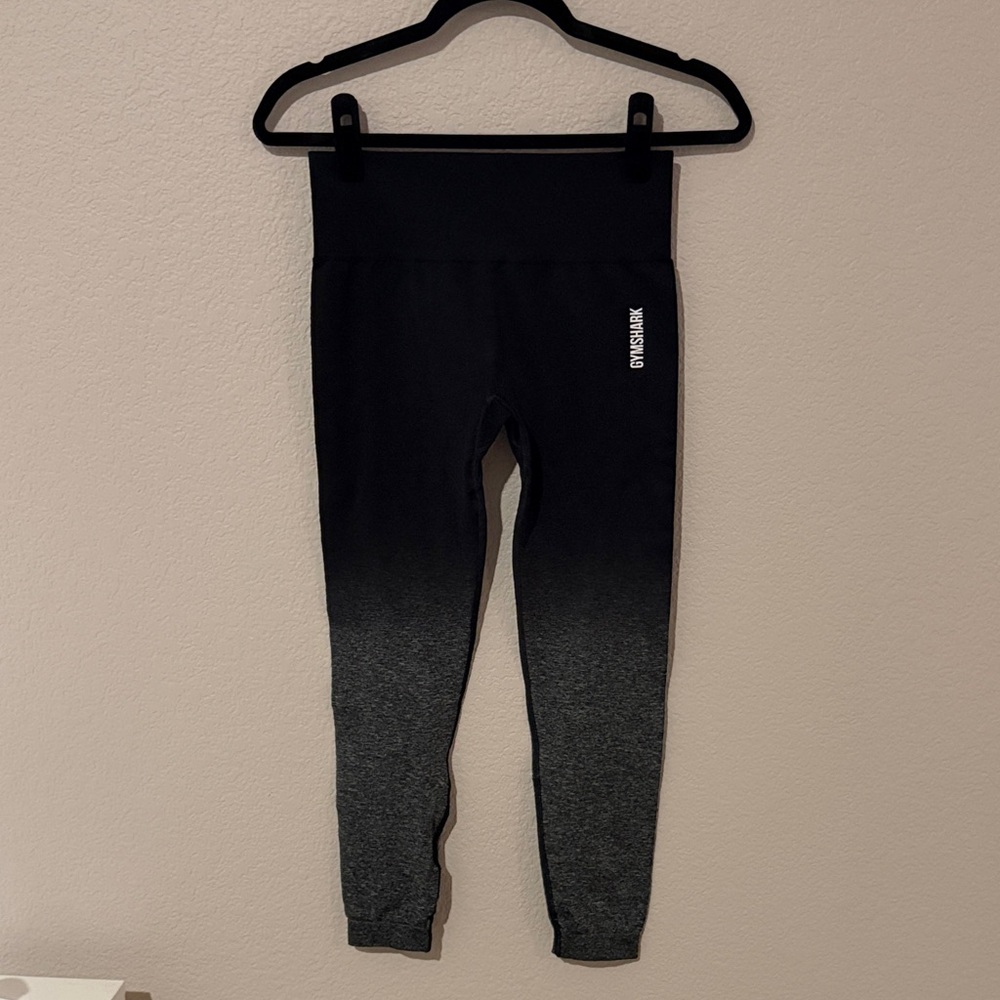 Gymshark Ombre Black and Gray Leggings